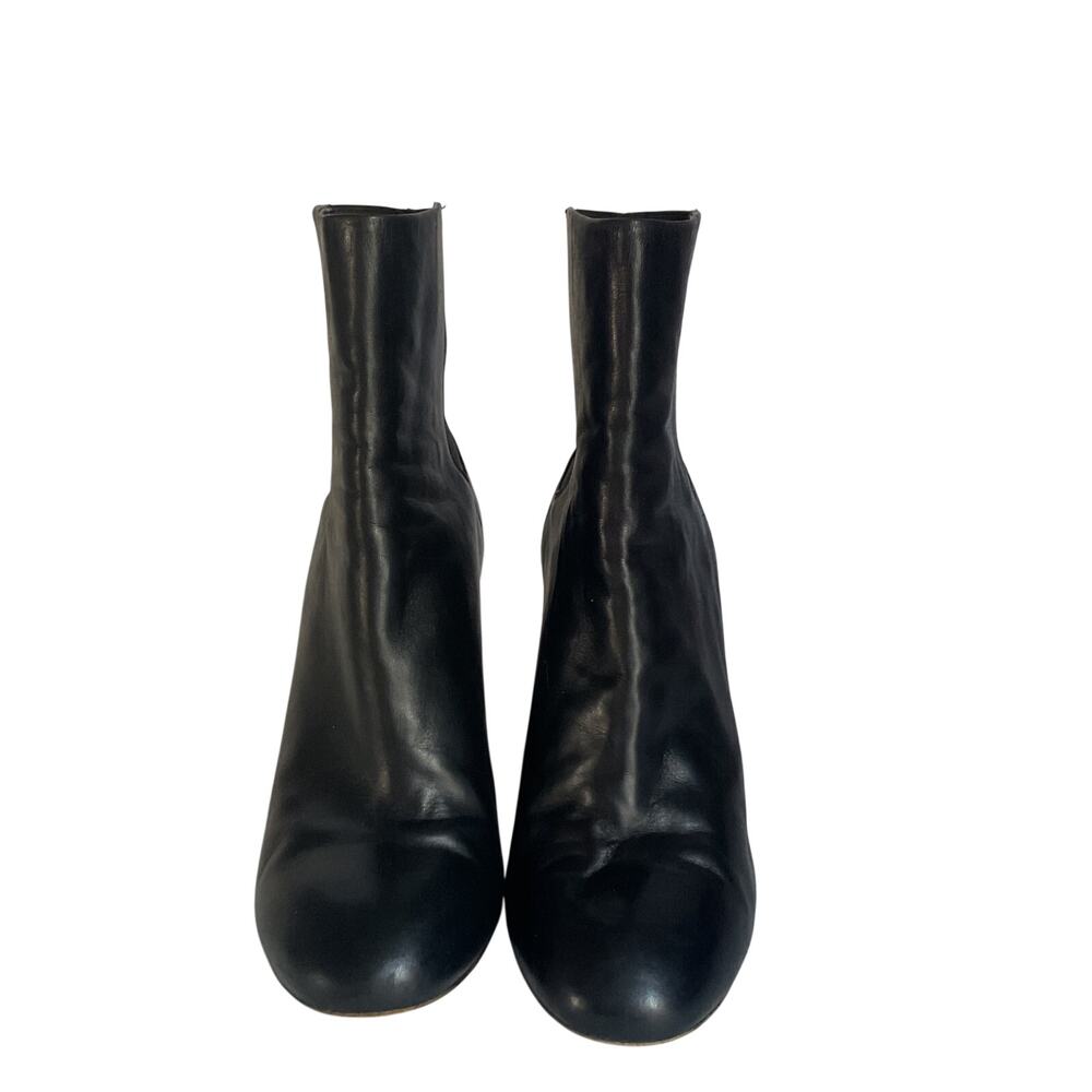 Rag & Bone Black Leather Chelsea Ankle Boots Block Heel Women’s EU 39 / US 8.5 - Picture 3 of 11